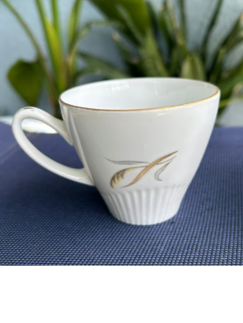 Vintage Wheatfield Fine Bohemia Bone China From Czechoslovakia Tea Cup